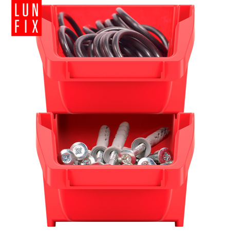 Kuweta warsztatowa czerwona 295x198x133 mm