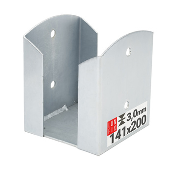 Podstawa słupa przykręcana 141x200x3 kotwa