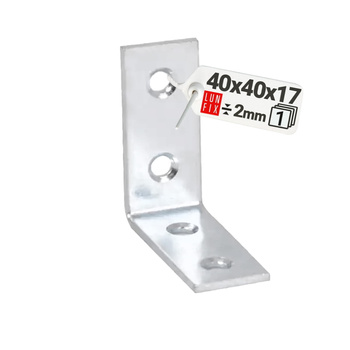 Kątownik wąski 40x40x17x2,0 KW3 1szt.