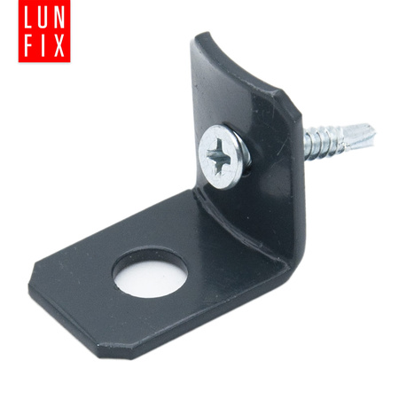 Mocowanie pręta naciągowego, uchwyt z wkrętem 5,5x19 grafit