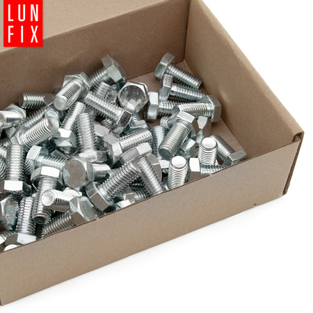 Śruba sześciokątna M6x16 ocynkowana DIN 933 klasa 8.8 1kg