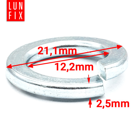 Podkładka sprężysta M12 ocynkowana DIN127 1kg