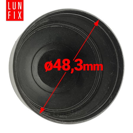 Nasadka na słupek okrągły fi48mm 10szt.