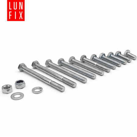 Zestaw śrub, nakręt, podk. M8 (420el.) (1op.)