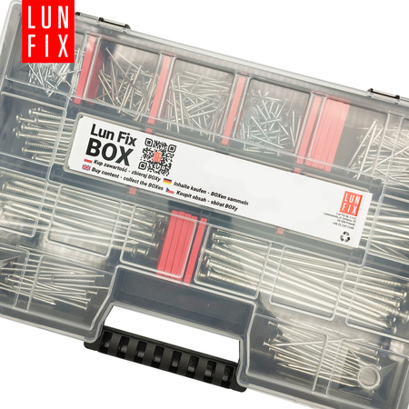 Zestaw gwoździ 340szt. budowlane 1,6x25-4x120 ocynk