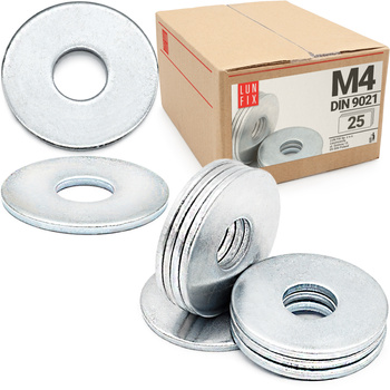 Podkładka okrągła M4 powiększona DIN9021 25szt.
