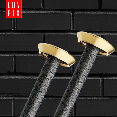 Gwoździe ozdobne do obrazków 2x25 mm złota szeroka główka 100szt.