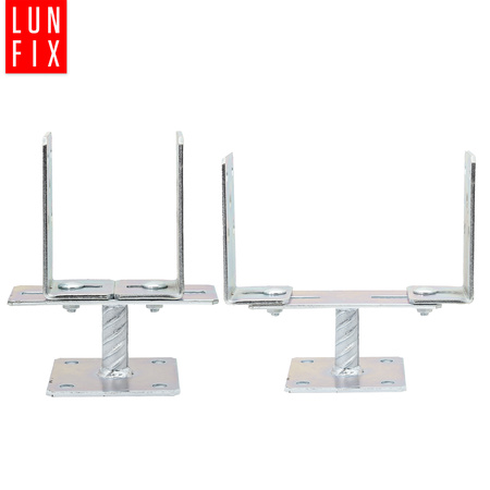 Zestaw podstawa słupa regulowana przykręcana 6-200 mm z wkrętami