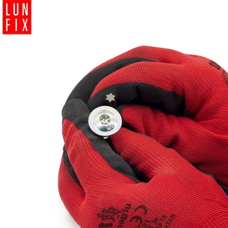 Wkręty ciesielskie 8x40 do podstaw słupa talerzowe 10szt.