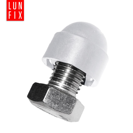 Zaślepka na śruby M12/19 maskownica kołpak biała 10szt.