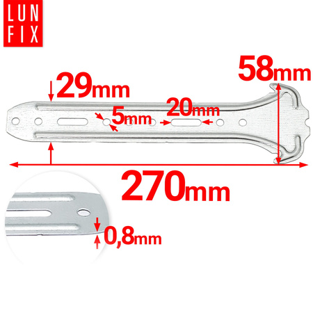 Wieszak do poddaszy kotwowy 270 CD60 grzybek 1szt.