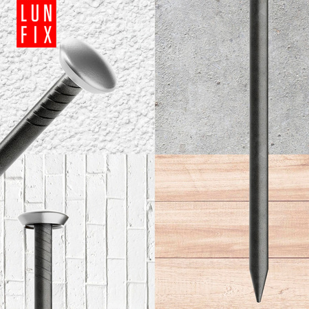 Gwoździe ozdobne do obrazków 2x25 mm srebrna szeroka główka 30szt.