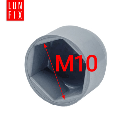 Zaślepka na śruby M10/17 maskownica kołpak szara 100szt