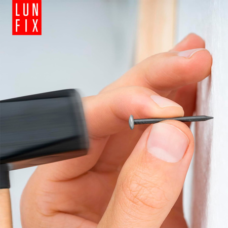 Gwoździe ozdobne do obrazków 2x30 mm srebrna szeroka główka 100szt.