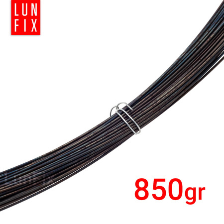 Drut wiązałkowy czarny żarzony (miękki) 1.2mm 100mb