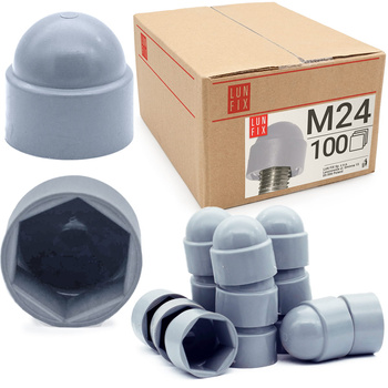 Zaślepka na śruby M24/36 maskownica kołpak szara 100szt
