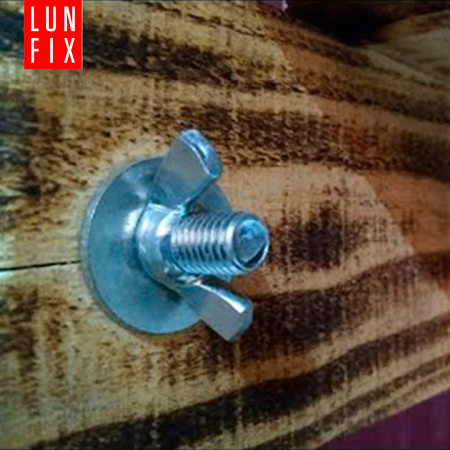 Nakrętka motylkowa M5 DIN315 ocynkowana 10szt.