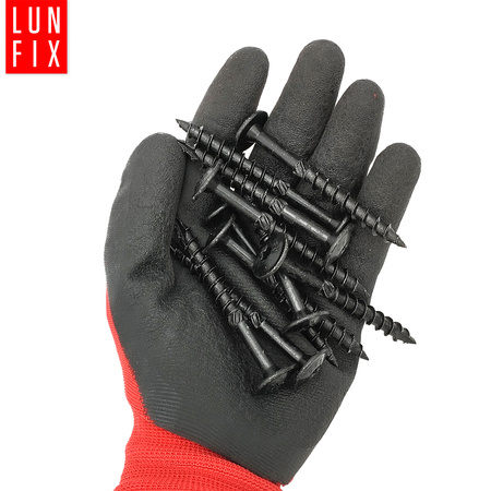 Wkręt talerzowy czarny 8x100 ozdobny ocynkowany 10szt.