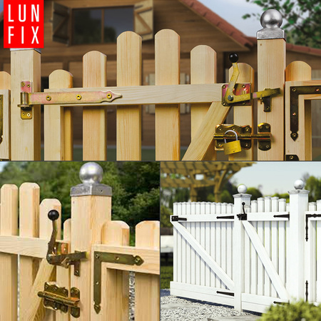 Zasuwka ogrodowa 80mm zasuwa bramkowa furtki WOG80