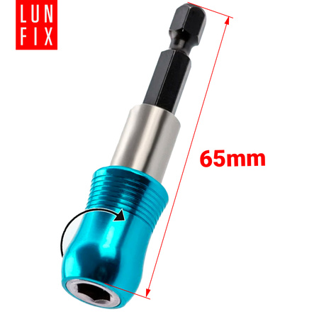 Adapter bit uchwyt z magnesem 1/4"