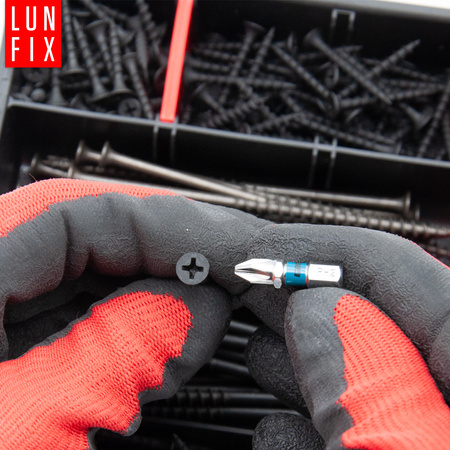 Zestaw wkrętów do płyt gipsowych 280 szt. + bit PH2