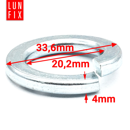 Podkładka sprężysta M20 ocynkowana DIN127 10szt.