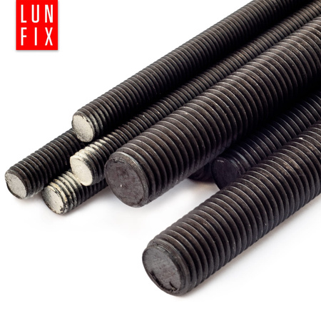 Pręt gwintowany szpilka M30 czarny 1000 mm klasa 10.9 1szt.