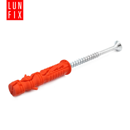 Kołki rozporowe 10x50 mm z wkrętem z łbem stożkowym 5x80 mm 100szt.