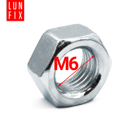 Nakrętka sześciokątna M6 DIN 934 klasa 8 ocynkowana 1kg