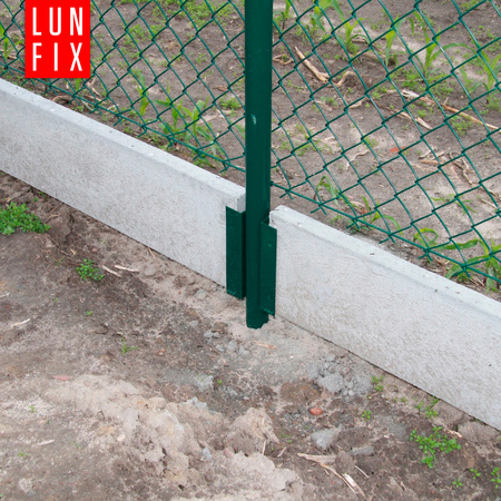 Mocowanie do podmurówki 55x250 zielony