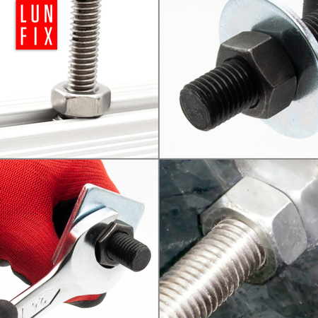 Nakrętka sześciokątna M8 DIN 934 klasa 6 czarna 20szt.