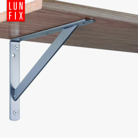 Wspornik półki 50x33cm wzmacniany stalowy