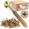 Wkręty uniwersalne 4x45 hartowane ocynkowane KDH 1kg
