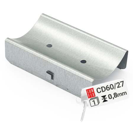 Łącznik wzdłużny 60/27 profil CD60 do montażu płyt G-K 1szt.