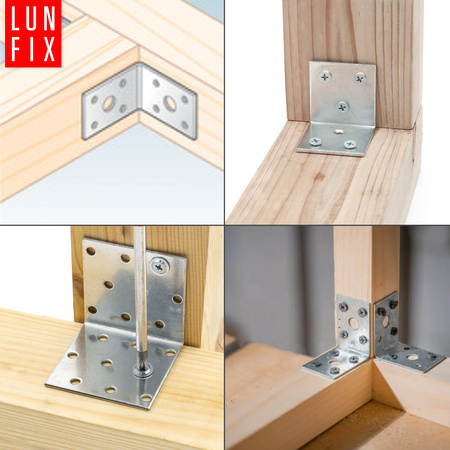 Kątownik montażowy 50x50x40mm ciesielski 1szt.