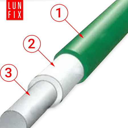 Drut naciągowy do siatki 1.7mm zielony ocynkowany powlekany PCV 100mb