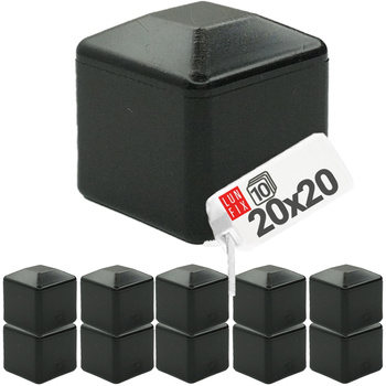 Nasadka na slupek 20x20 "NSK20" czarna