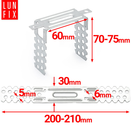 Wieszak płaski 60/75 0,8 mm (100szt.)