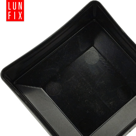 Nasadka na słupek 80x80 mm czarna daszek 10szt.