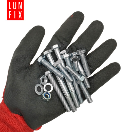 Zestaw śrub, nakręt, podk. M8 (420el.) (1op.)