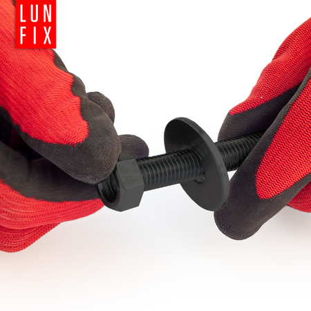 Podkładka okrągła M8 powiększona czarny ocynk DIN9021 10szt.