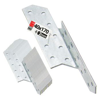 Łącznik krokwiowy LK2 ciesielski 170x40 mm PRAWY 50szt.