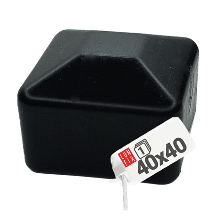 Nasadka na slupek 40x40 "NSK40" czarna