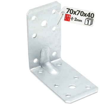 Kątownik z przetłoczeniem KPL10 lekki 70x70x40x2,0 1szt.