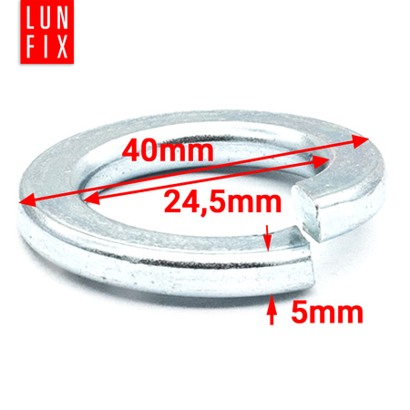 Podkładka spreżysta M24 ocynkowana DIN127 1kg