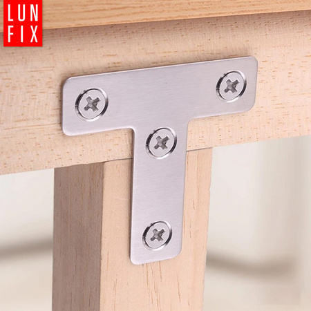 Łącznik płaski typu "T" 127x127x25x2,0 mm KT127 1szt.