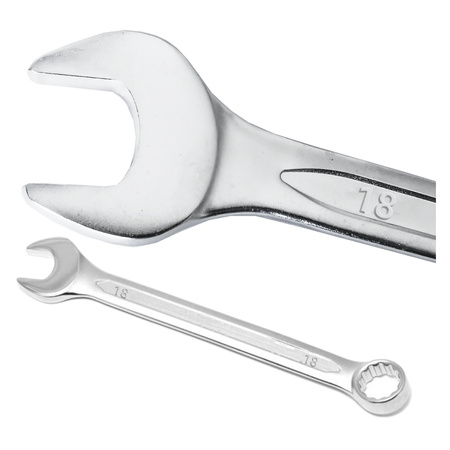 Klucz płasko-oczkowy 18 mm