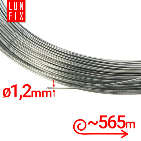 Drut wiązałkowy ocynkowany (miękki) 1.2mm 5kg