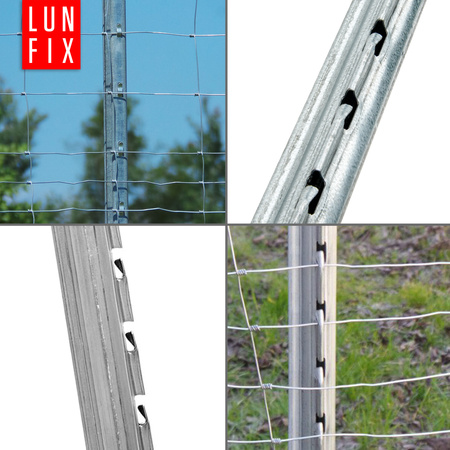 Słupek ogrodzeniowy leśny 200cm 2m