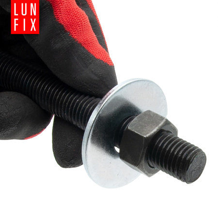 Nakrętka sześciokątna M10 czarny ocynk DIN934 klasa 8 10szt.